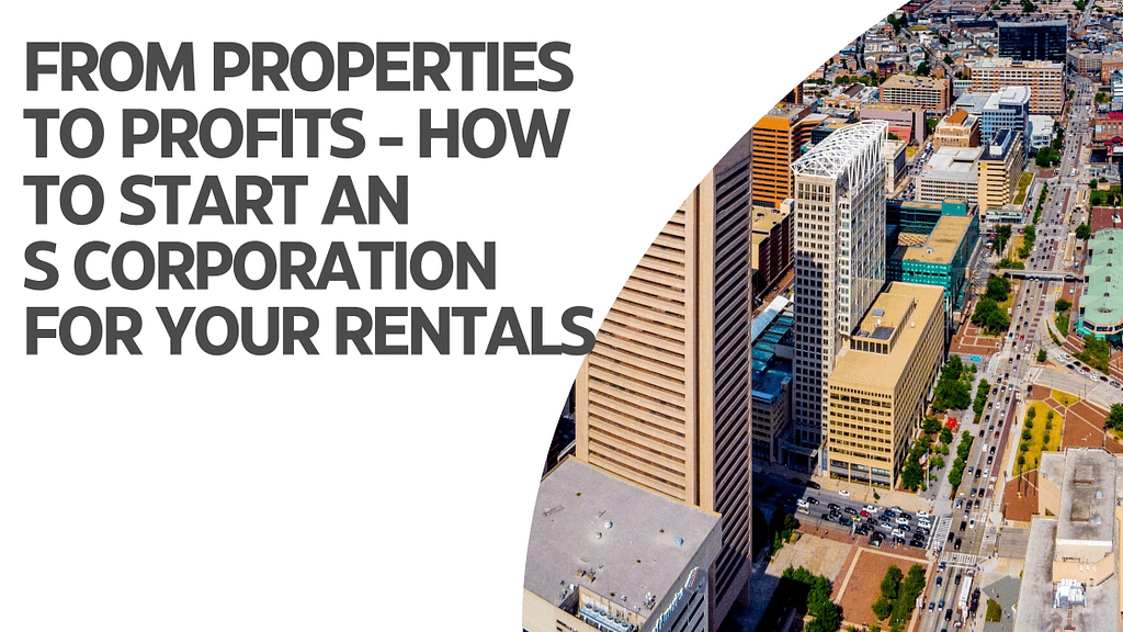 Forming an S Corporation for rental properties can provide tax benefits, liability protection, and potential savings. 